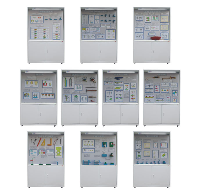 FZHM-10型《焊、鉚工工藝學》示教陳列柜