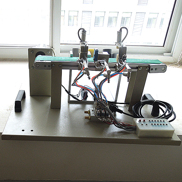 材料分揀PLC控制技能實驗臺,汽車變速箱運行與檢測實訓裝置