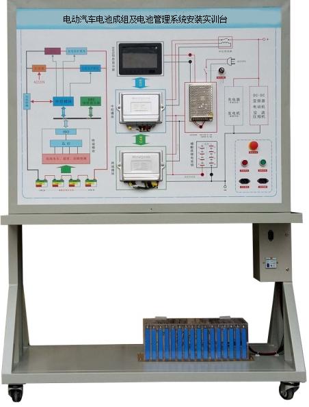 DYDC-77電動汽車電池成組及電池管理系統安裝實訓臺