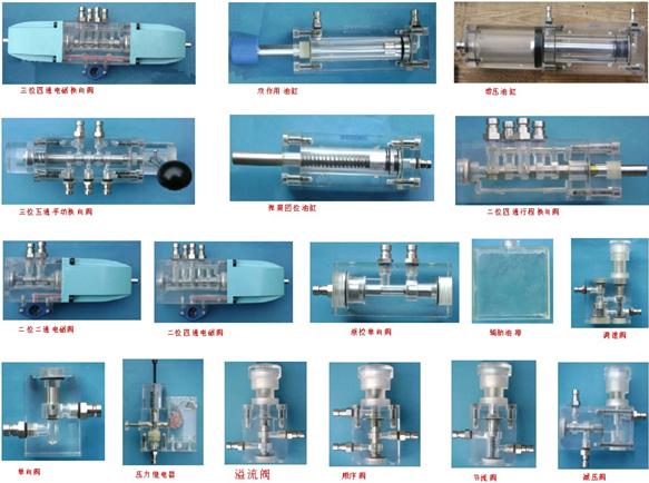 DYQZJ-2透明起重機液壓系統與PLC控制實訓裝置